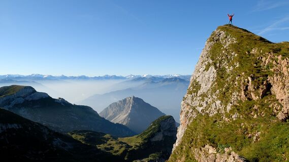 Gipfelblick vom Hochiss im Rofan