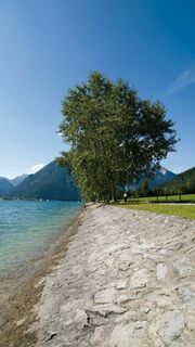 in der Buchau - Weg am Achensee Ufer entlang