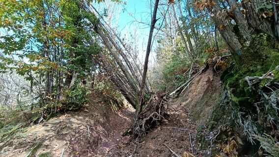 Foto de Maurizio Dell'acqua a lo largo del recorrido