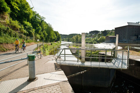 An der Lahn - die Schleuse Löhnberg