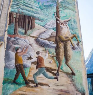 Der "Gigiàt", der mythische Bewohner des Masinotals