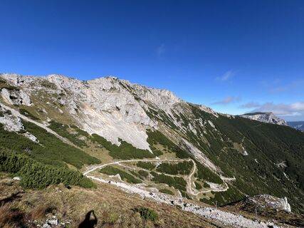 Foto de Andreas Prochaska a lo largo del recorrido