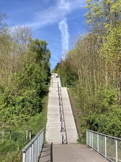 Foto de Lisa Alda a lo largo del recorrido