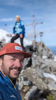 Foto von Klaus Lehner entlang der Tour