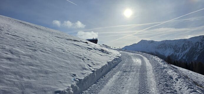 Photo de Franz Frenner le long du parcours