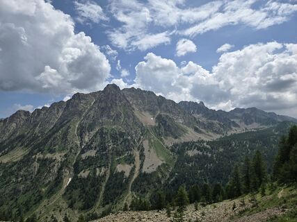 Photo de Francesca Semeraro le long du parcours