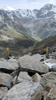 Zdjęcie z Andreas Schlosser wzdłuż trasy