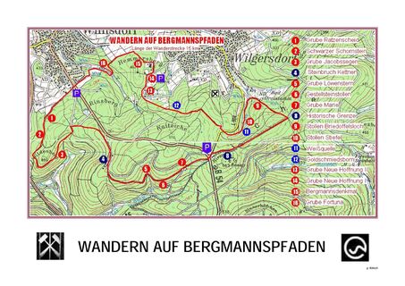 Übersichtskarte Bergmannspfad