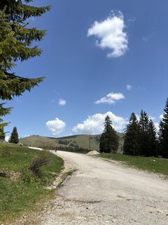 Foto von Heinz Sperl entlang der Tour