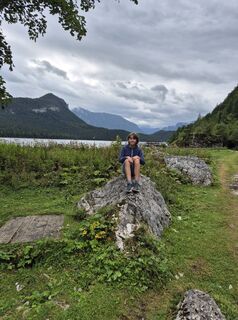 Zdjęcie z Patrick Unger wzdłuż trasy