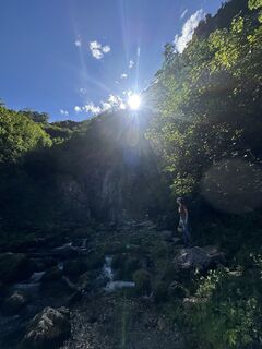 Foto de Iwona Sakowicz a lo largo del recorrido