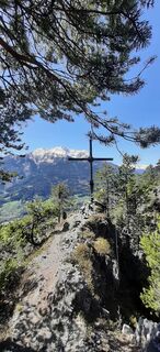Foto von Sandra Schlatter entlang der Tour