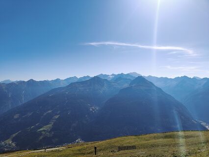 Photo de Lena Eder le long du parcours