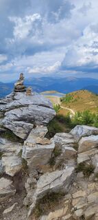 Foto von Fritz Mitterer entlang der Tour