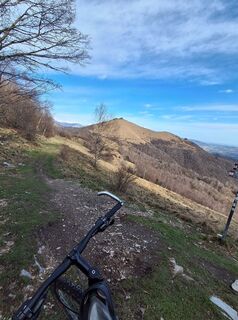 Foto de Marco Pezzuolo a lo largo del recorrido