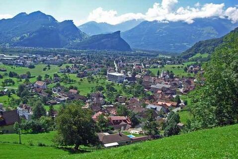 Aussicht während des zweiten Aufstiegs