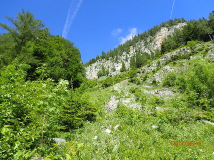 Aufstieg Unterer Herminensteig