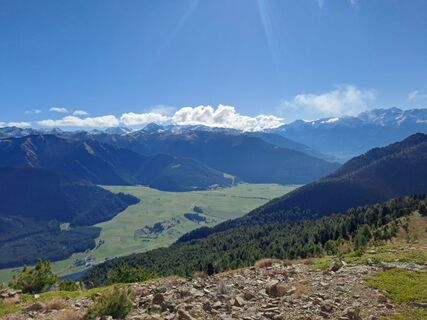 Foto von Elisabeth Thaler entlang der Tour