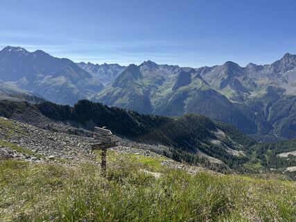 Photo de Oskar Vogel le long du parcours