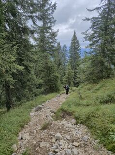 Photo de Hans ten Brink le long du parcours