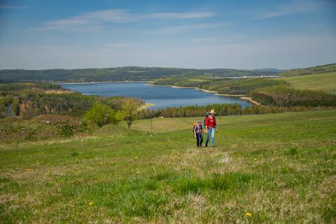 an der Talsperre Preßnitz