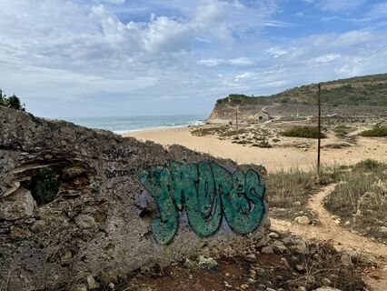 Zdjęcie z Heike Hadamus wzdłuż trasy