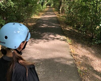 Auf dem Triestingauradweg von Tattendorf Richtung Oberwaltersdorf