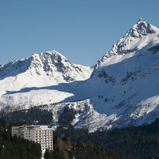 Das Tschuggen Grand Hotel im Winter