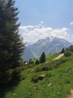 Foto von Fränzi Imboden entlang der Tour