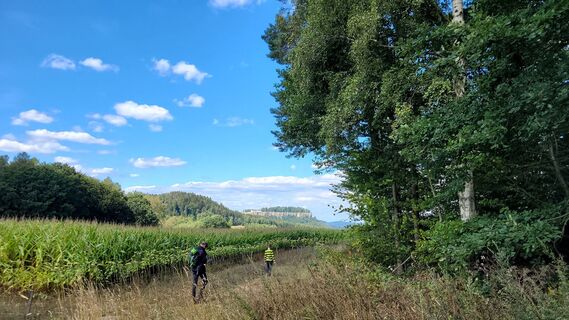 Photo de Jörg Maier le long du parcours
