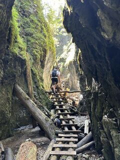 Foto von Bernadett Skáfár entlang der Tour