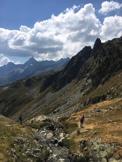 Foto von Frédéric Lagandré entlang der Tour