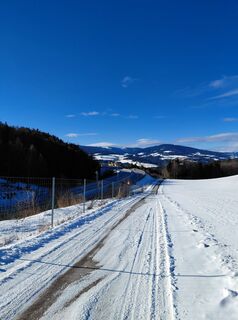 Foto de Hubert Schwaighofer a lo largo del recorrido
