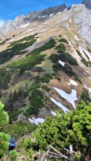 Fotografia z Aga M na trase