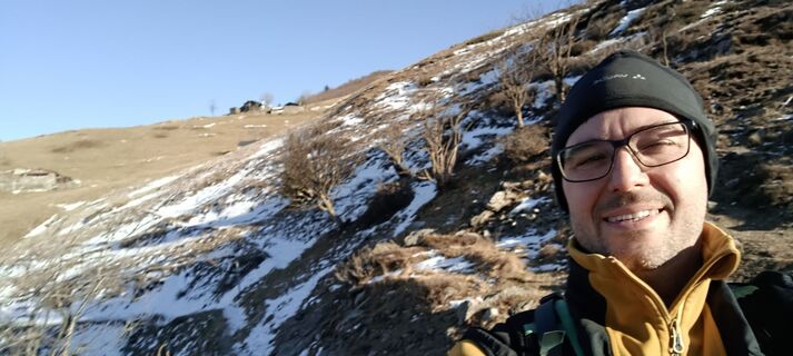 Foto da Urs Huebscher lungo il tour