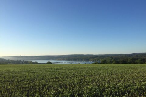 Felder oberhalb des Möhnesees