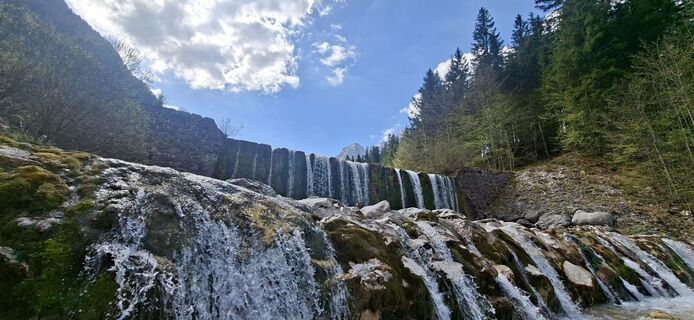 Zdjęcie z Mario Thomaschütz wzdłuż trasy