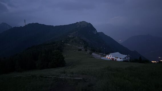 Foto de Marco Giorcelli a lo largo del recorrido