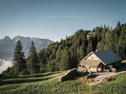 Sommerresidenz der Ziegenherde auf der Grabneralm