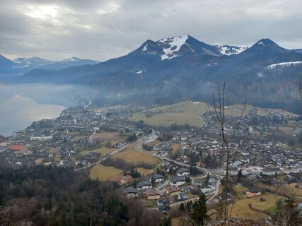 Plombergstein Aussicht  - St. Gilgen und Zwölferhorn