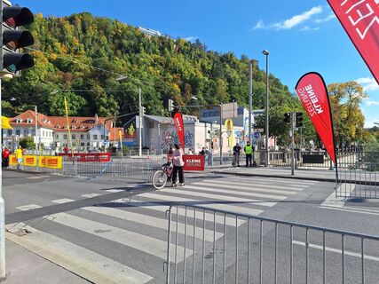 Photo de Sonja Rhomberg le long du parcours