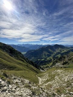 Foto von Rachel Jornod entlang der Tour