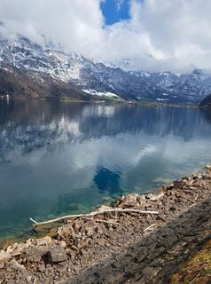 Zdjęcie z Astrid Hewitt wzdłuż trasy
