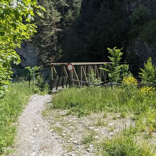 Rocca Tagliata - Zugangssteg zur Langlaufloipe