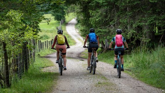 am Beginn der MTB Tour "464 Gufferthütte"