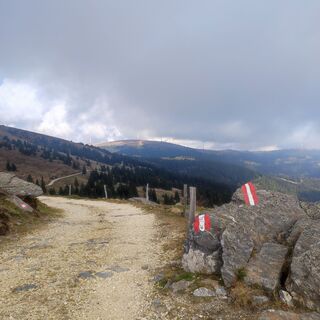 Foto von Christine Krasser entlang der Tour