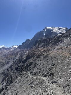 Foto von Franz Oppel entlang der Tour