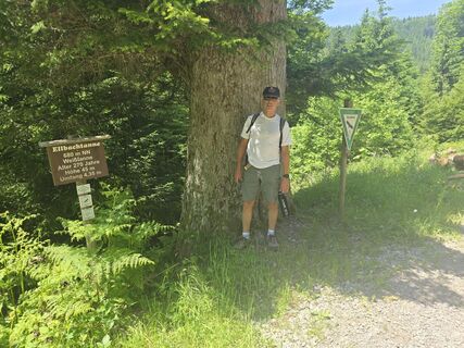 Foto von Michel Kennel entlang der Tour