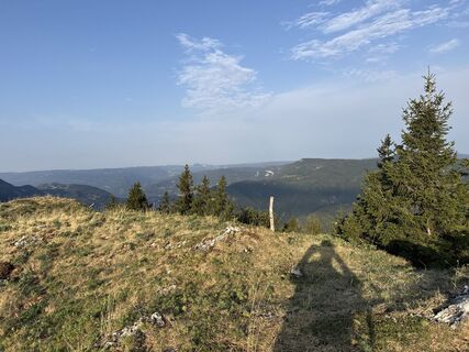 Photo de Peter Duerig le long du parcours