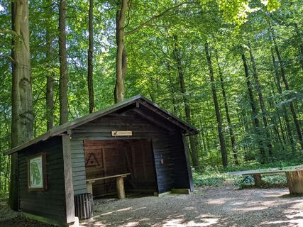 Schwarze Hütte auf der Hube